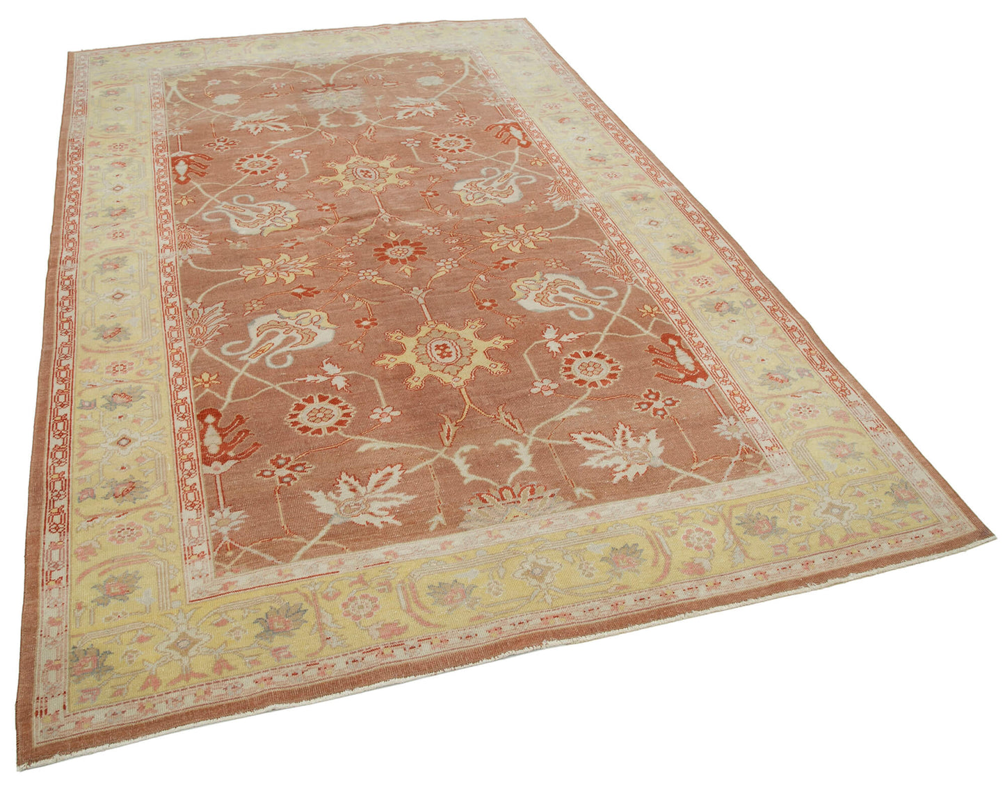 6x9 Red Oushak Rug - 33302