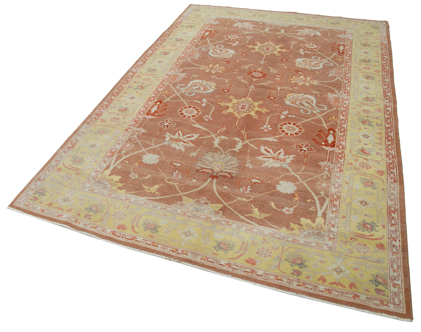 6x9 Red Oushak Rug - 33302