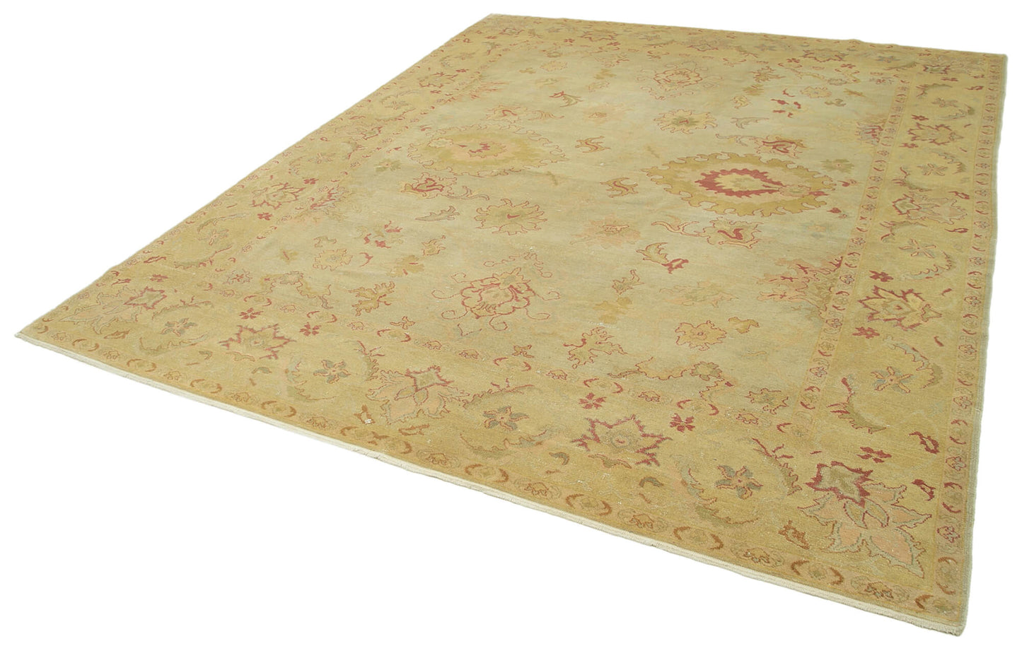 8x10 Beige Oushak Rug - 33304