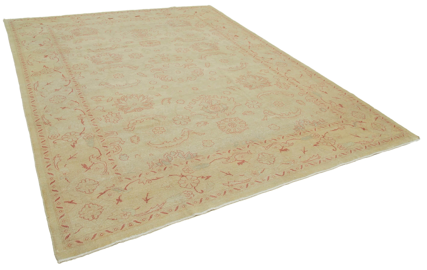 9x12 Beige Oushak Rug - 33305