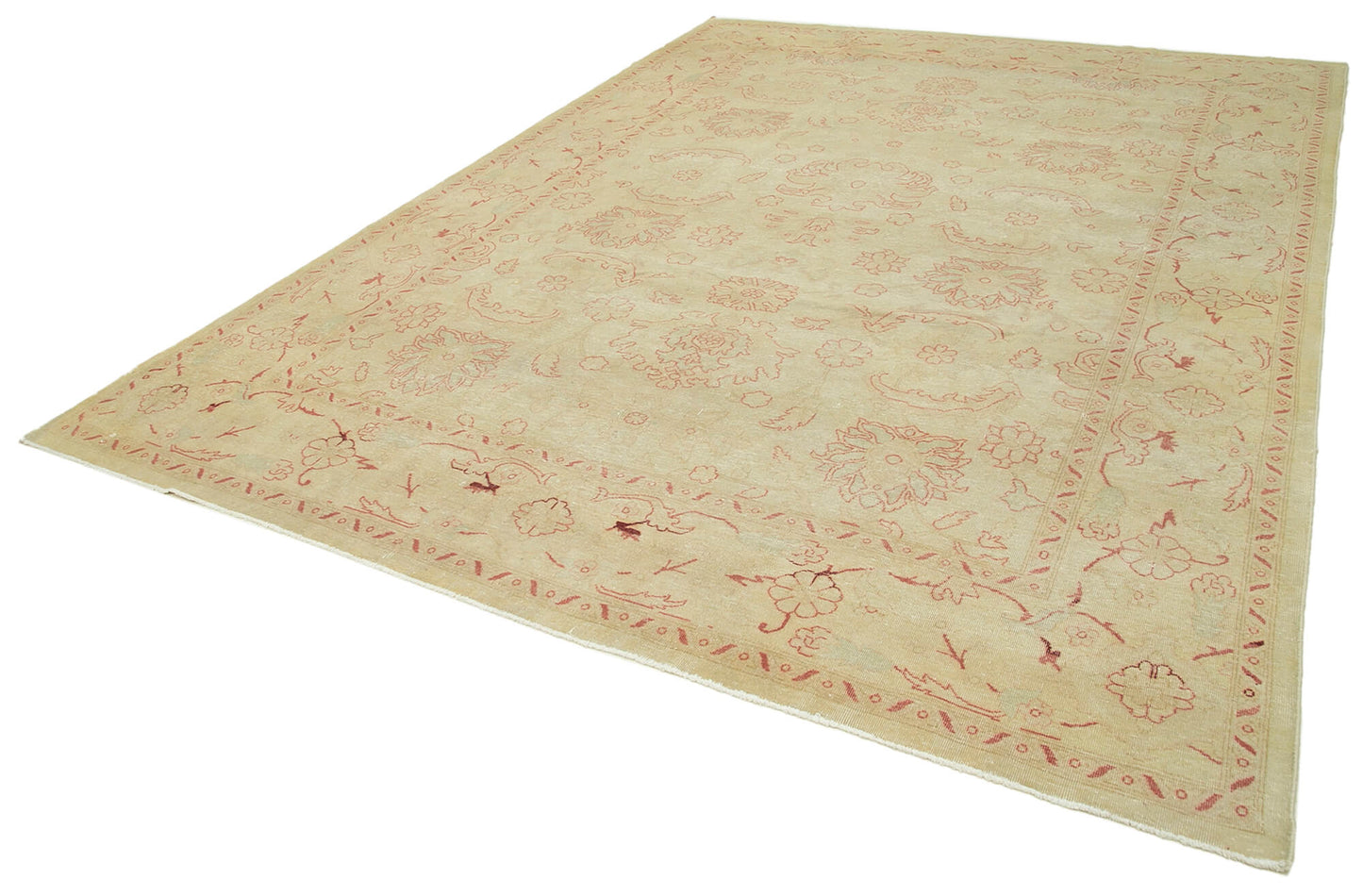 9x12 Beige Oushak Rug - 33305