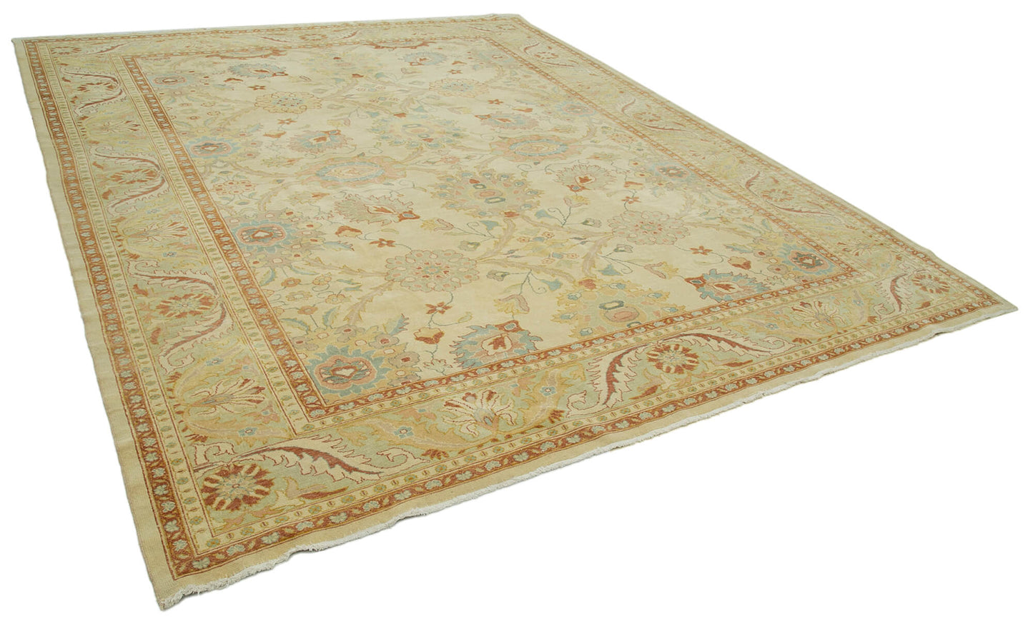 10x12 Beige Oushak Rug - 33306