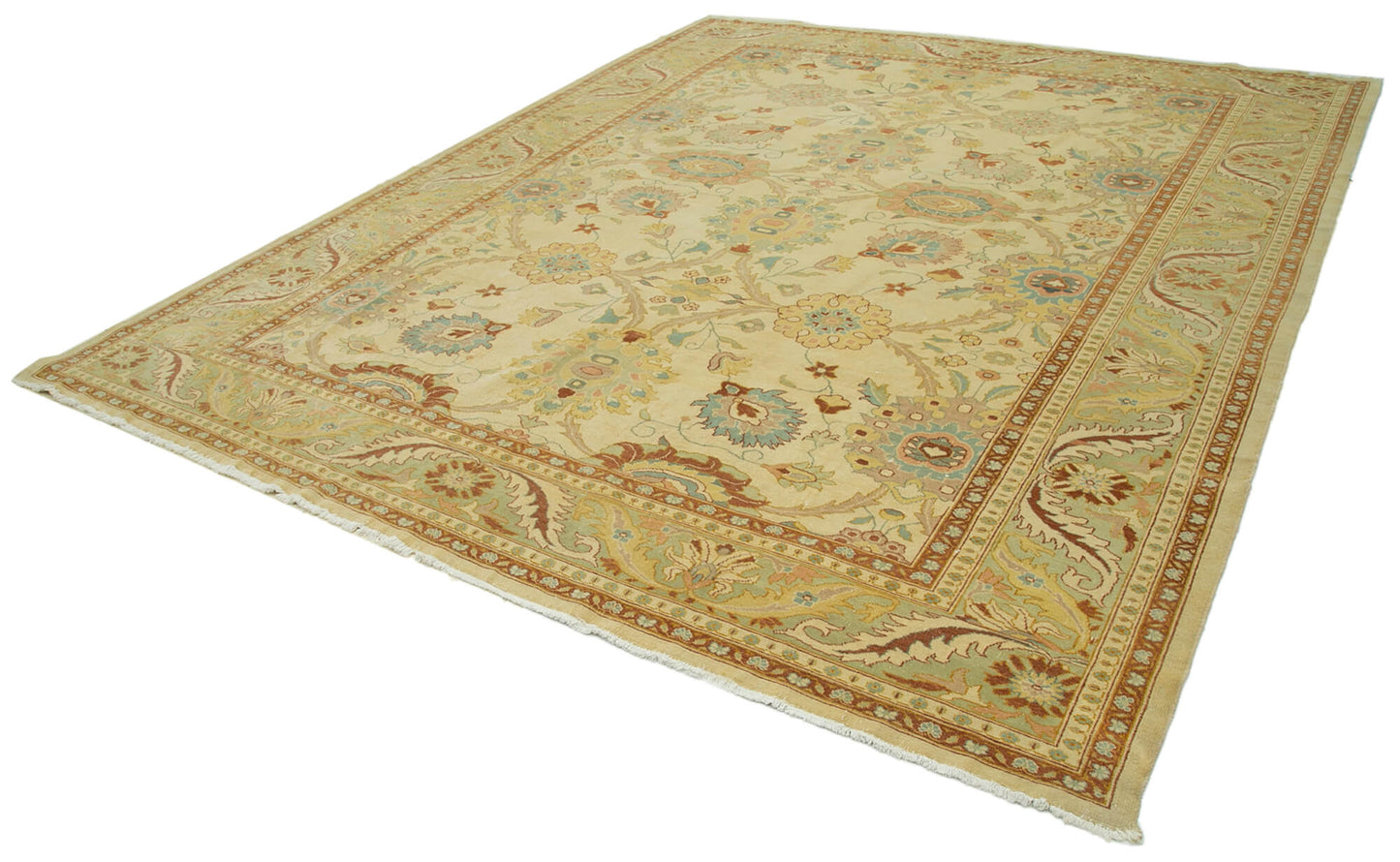 10x12 Beige Oushak Rug - 33306