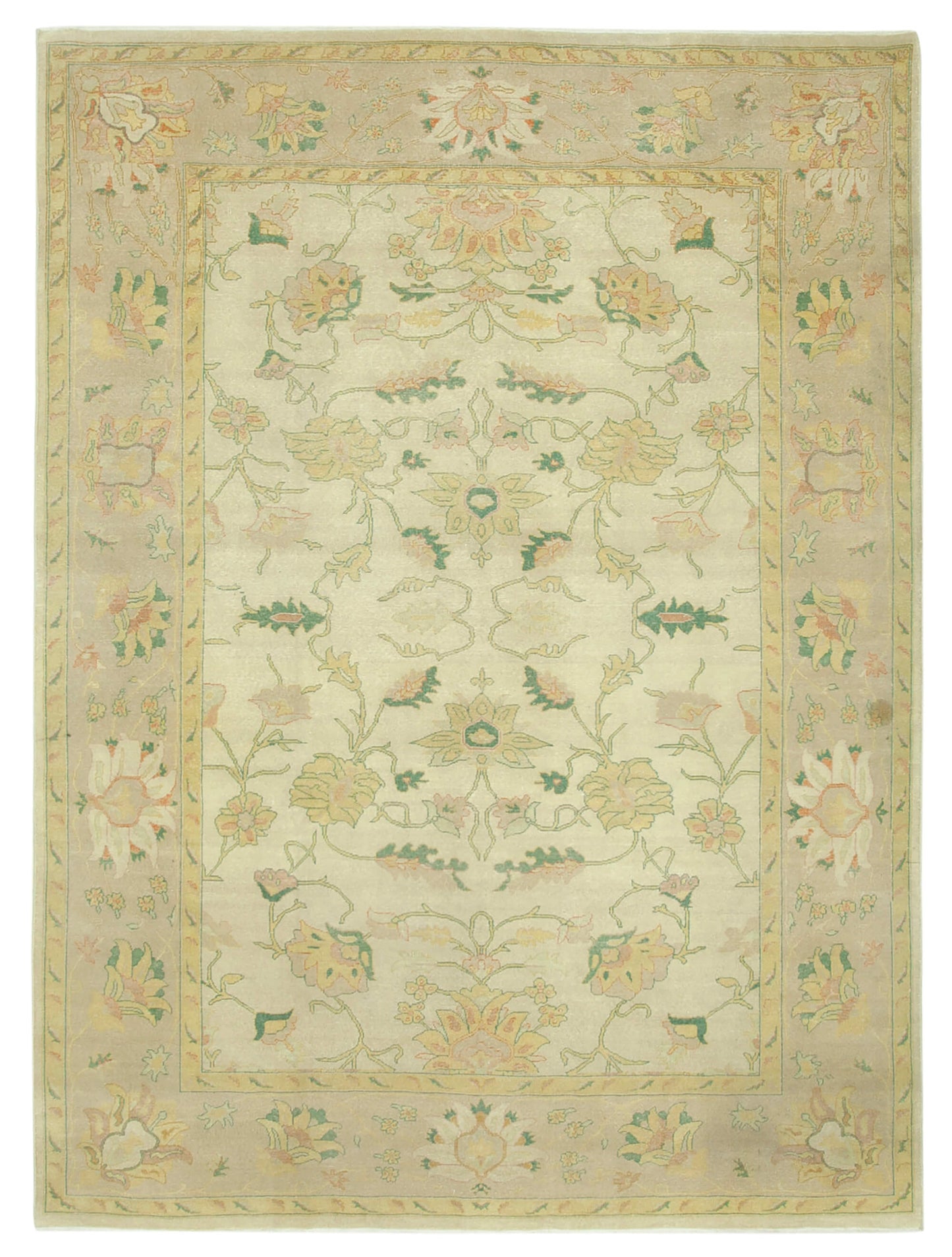 8x11 Beige Oushak Rug - 33310