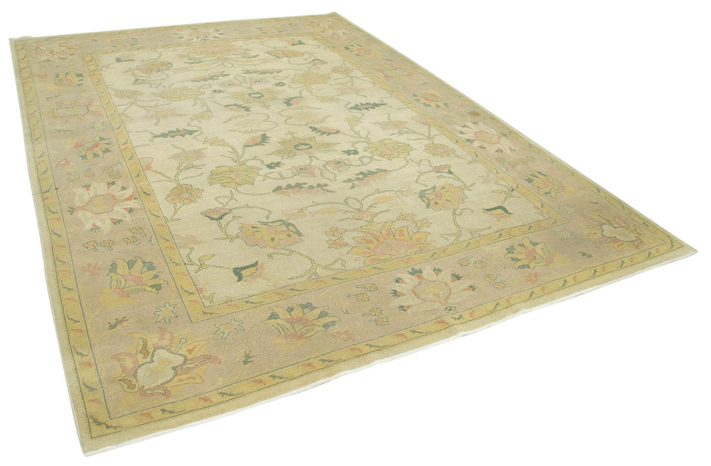 8x11 Beige Oushak Rug - 33310