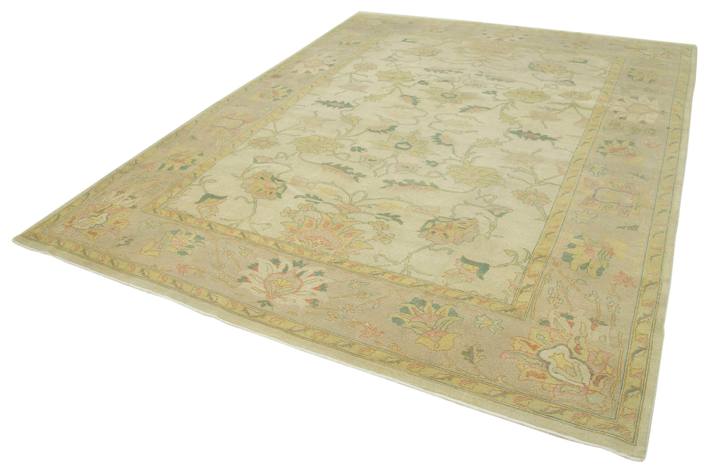 8x11 Beige Oushak Rug - 33310