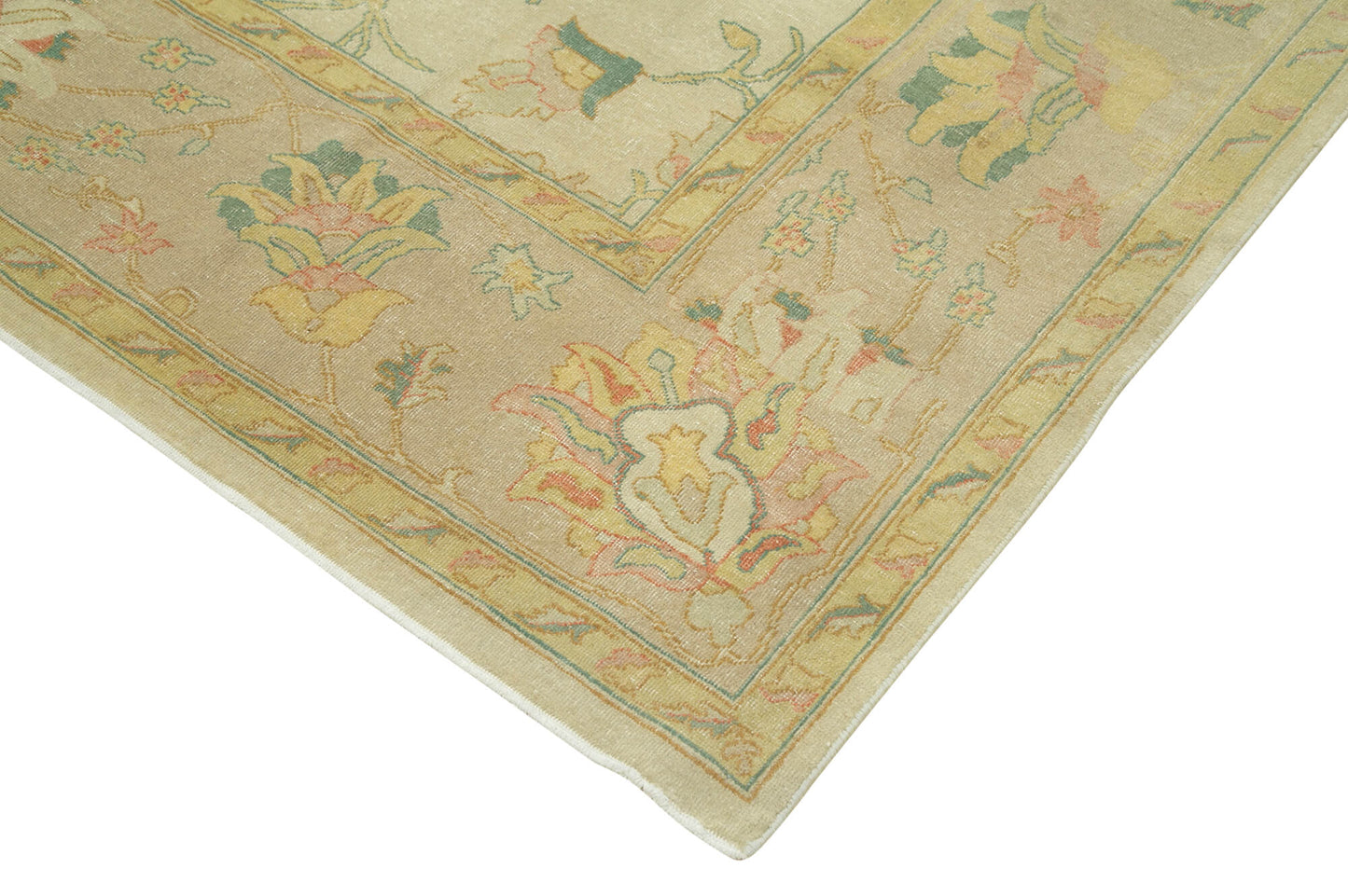 8x11 Beige Oushak Rug - 33310