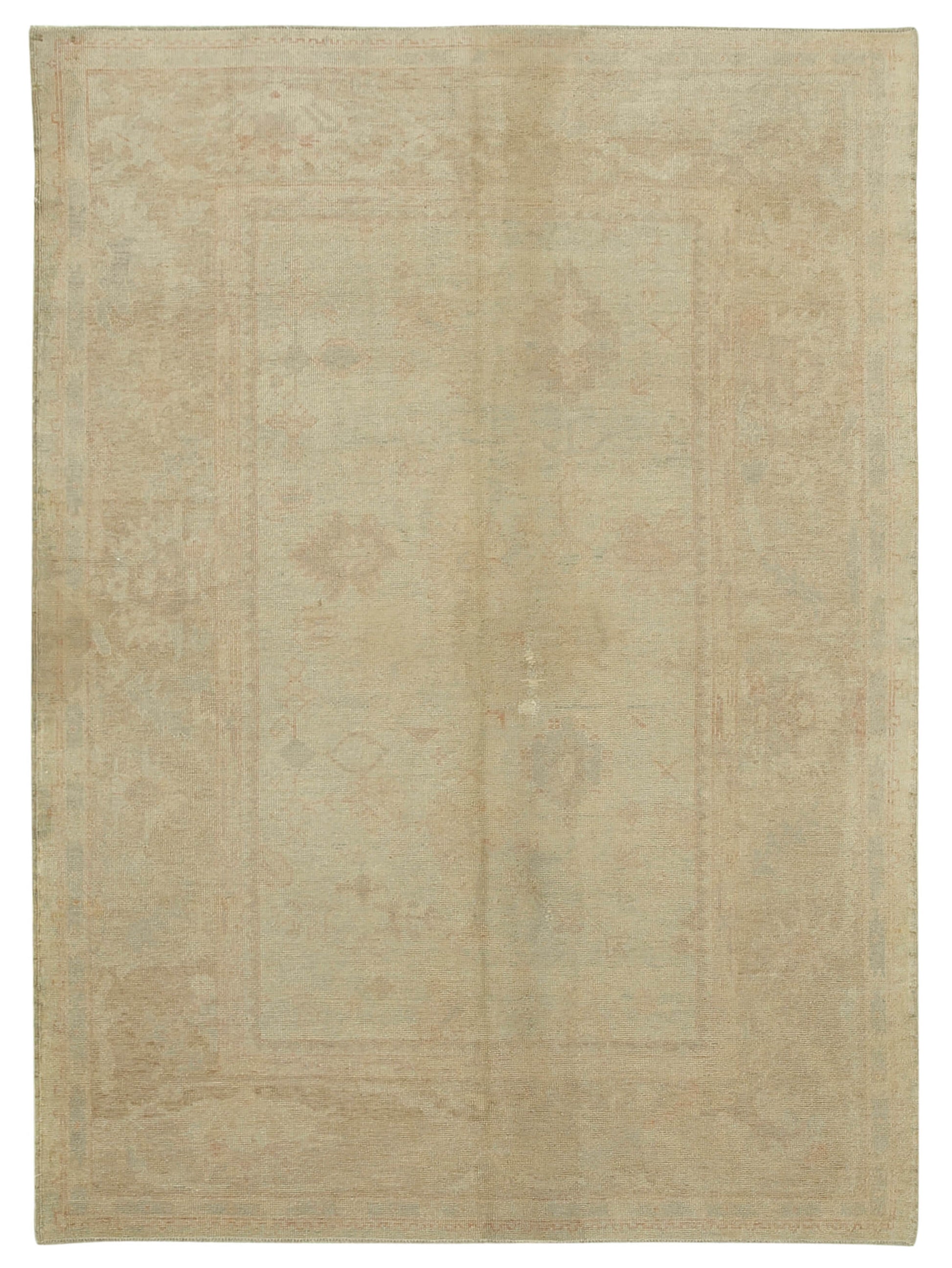 7x10 Beige Oushak Rug - 33312