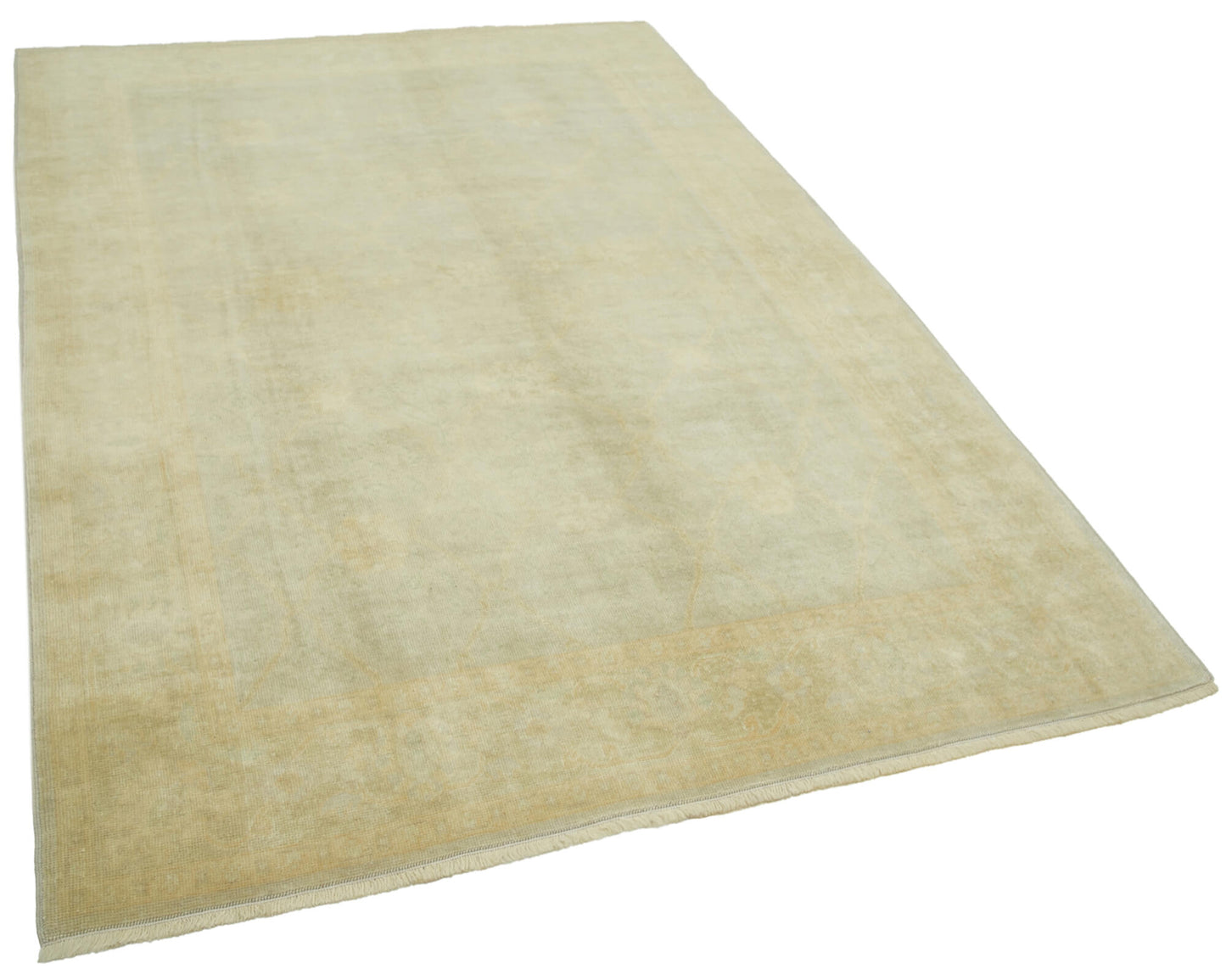 6x9 Yellow Oushak Rug - 33328