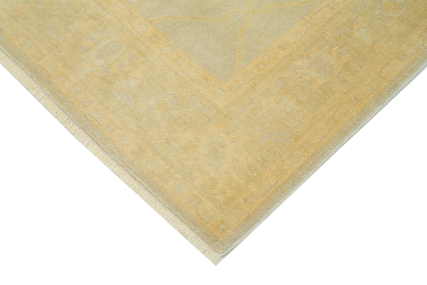 6x9 Yellow Oushak Rug - 33328