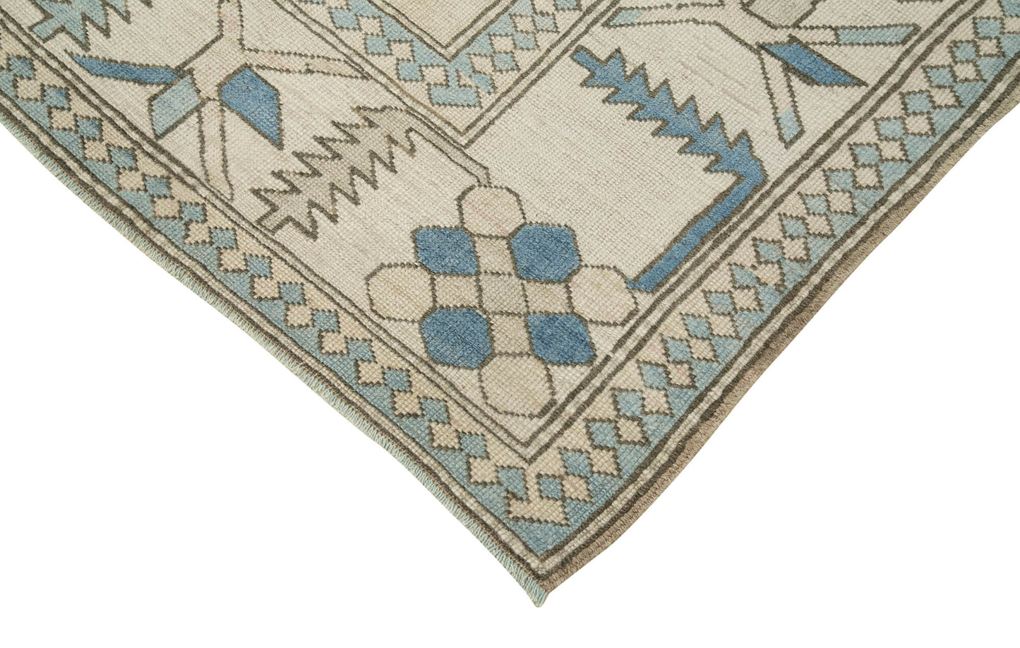 7x10 Blue Oushak Rug - 33341