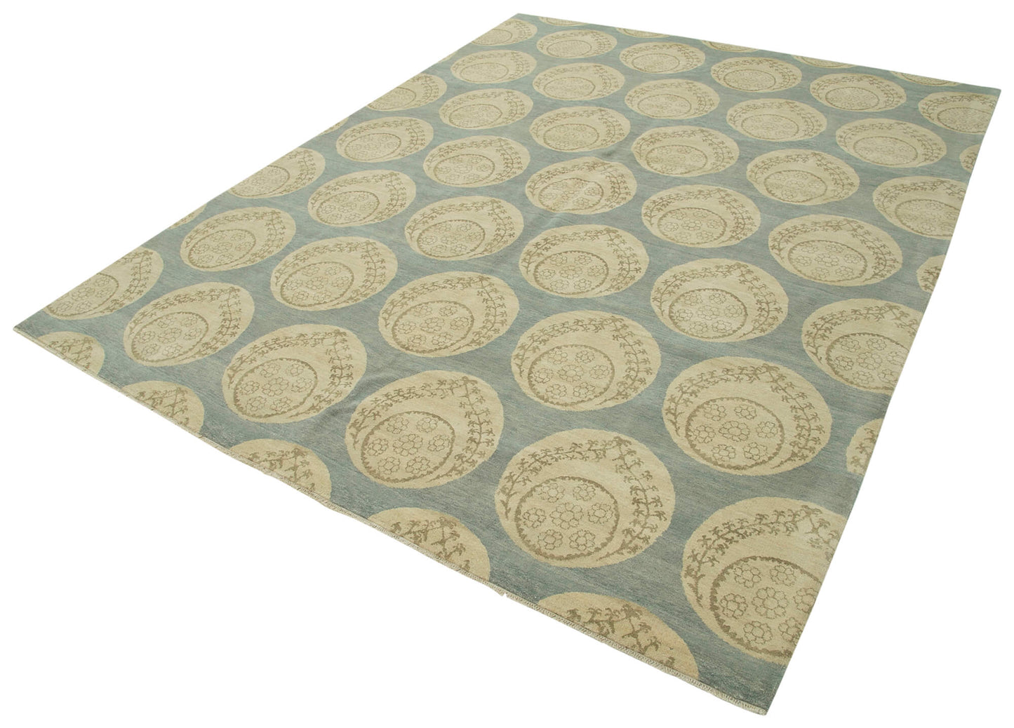 8x10 Beige Oushak Rug - 33348