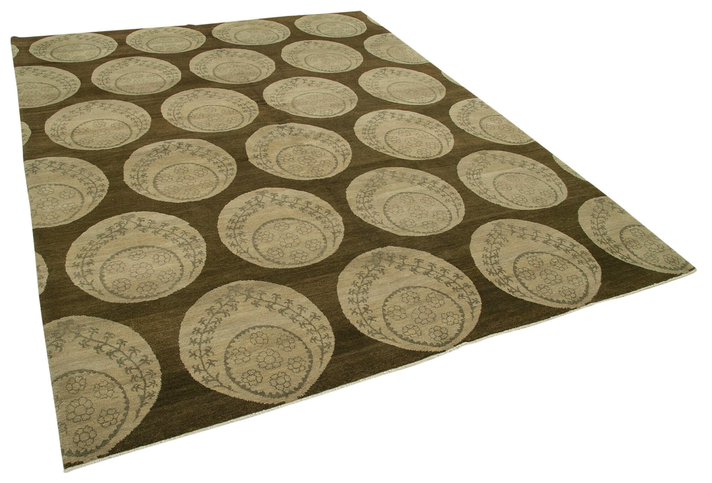 8x10 Brown Oushak Rug - 33349