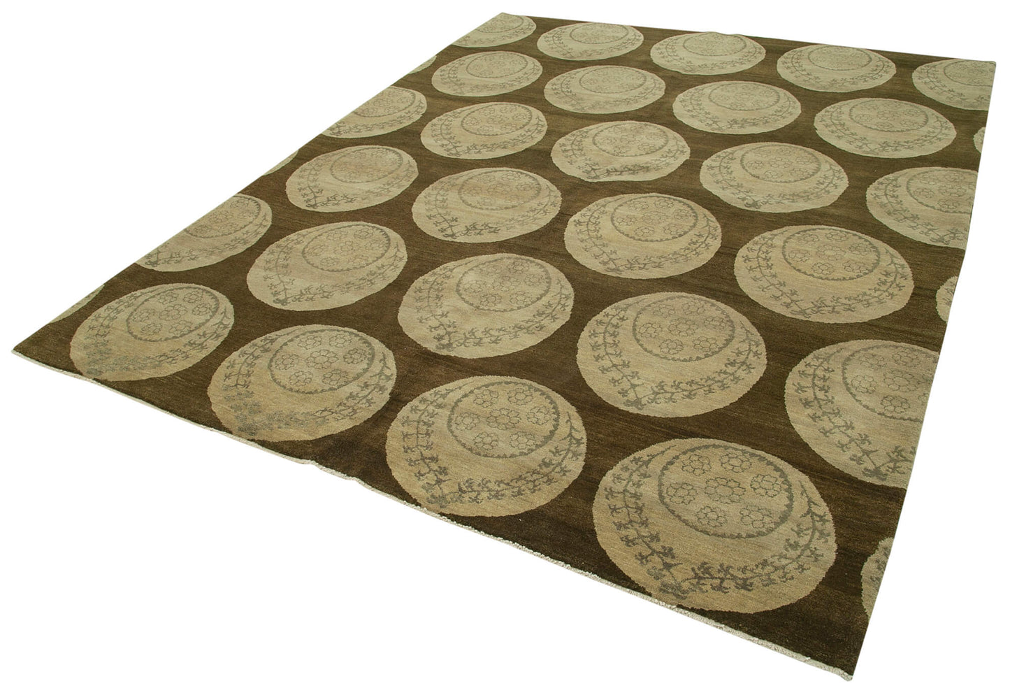 8x10 Brown Oushak Rug - 33349