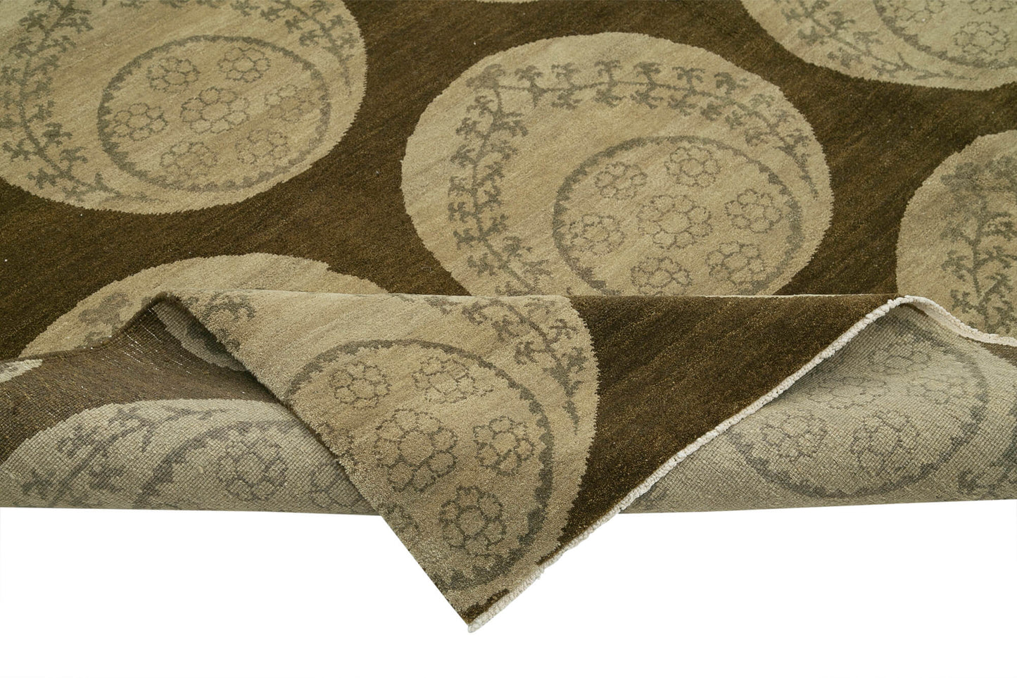 8x10 Brown Oushak Rug - 33349