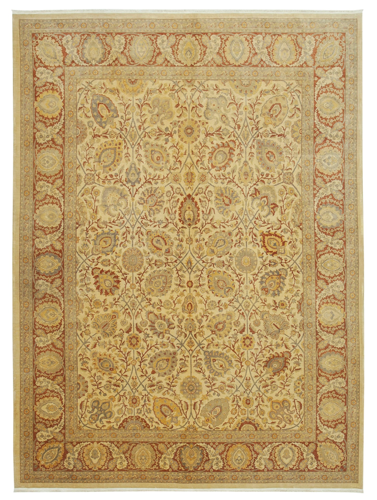 8x12 Yellow Oushak Rug - 33359