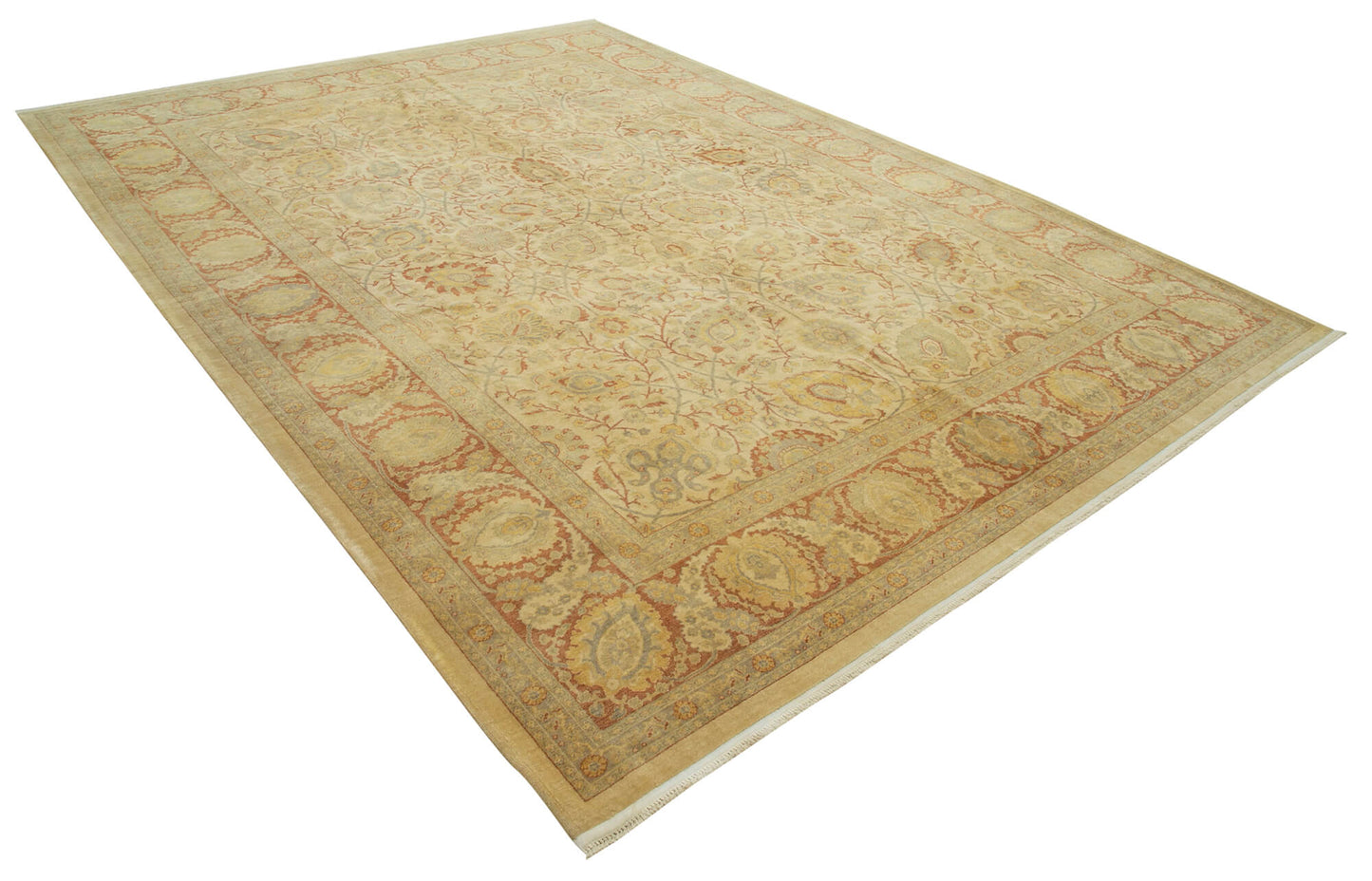 8x12 Yellow Oushak Rug - 33359