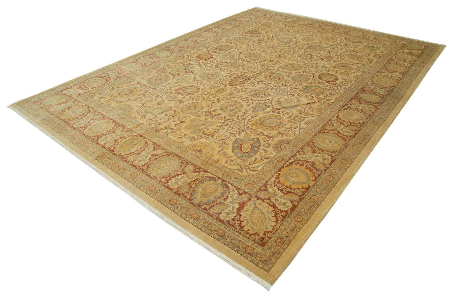 8x12 Yellow Oushak Rug - 33359