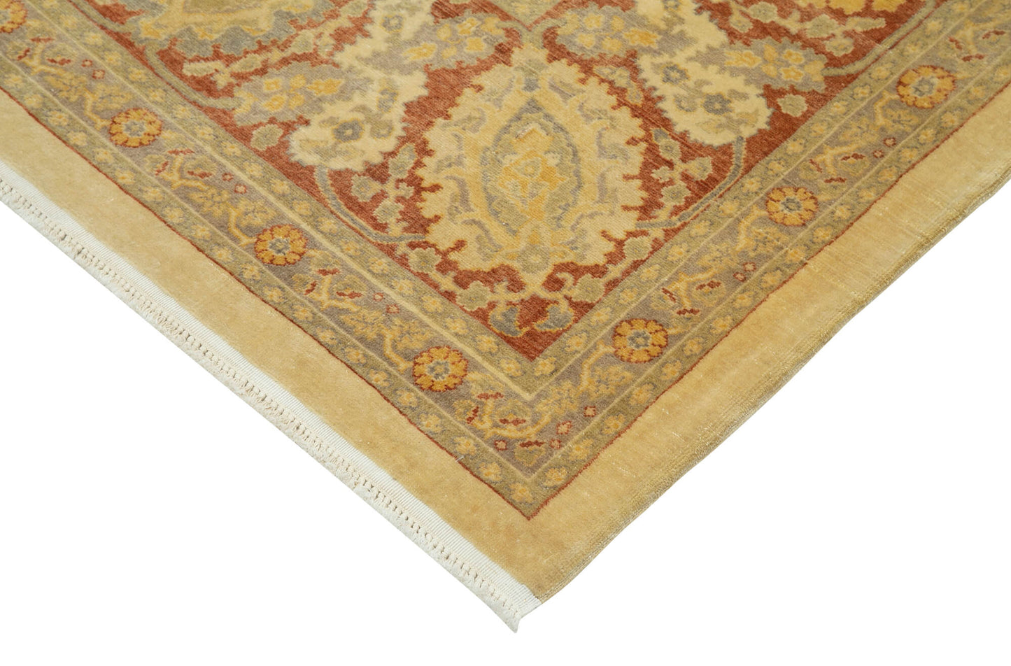 8x12 Yellow Oushak Rug - 33359