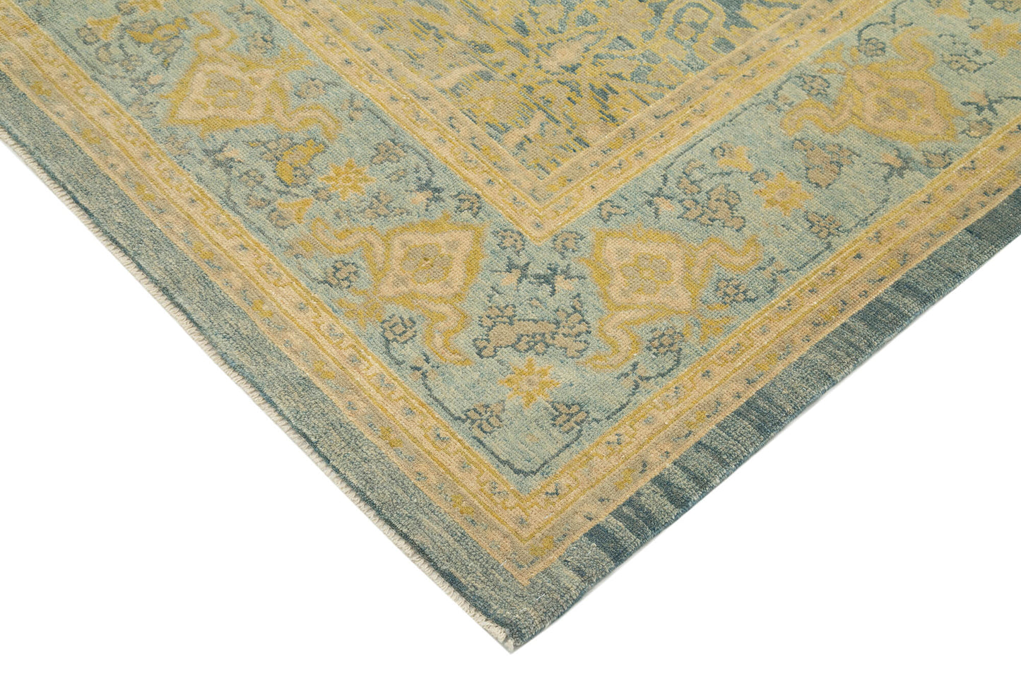 6x10 Blue Oushak Rug - 33368