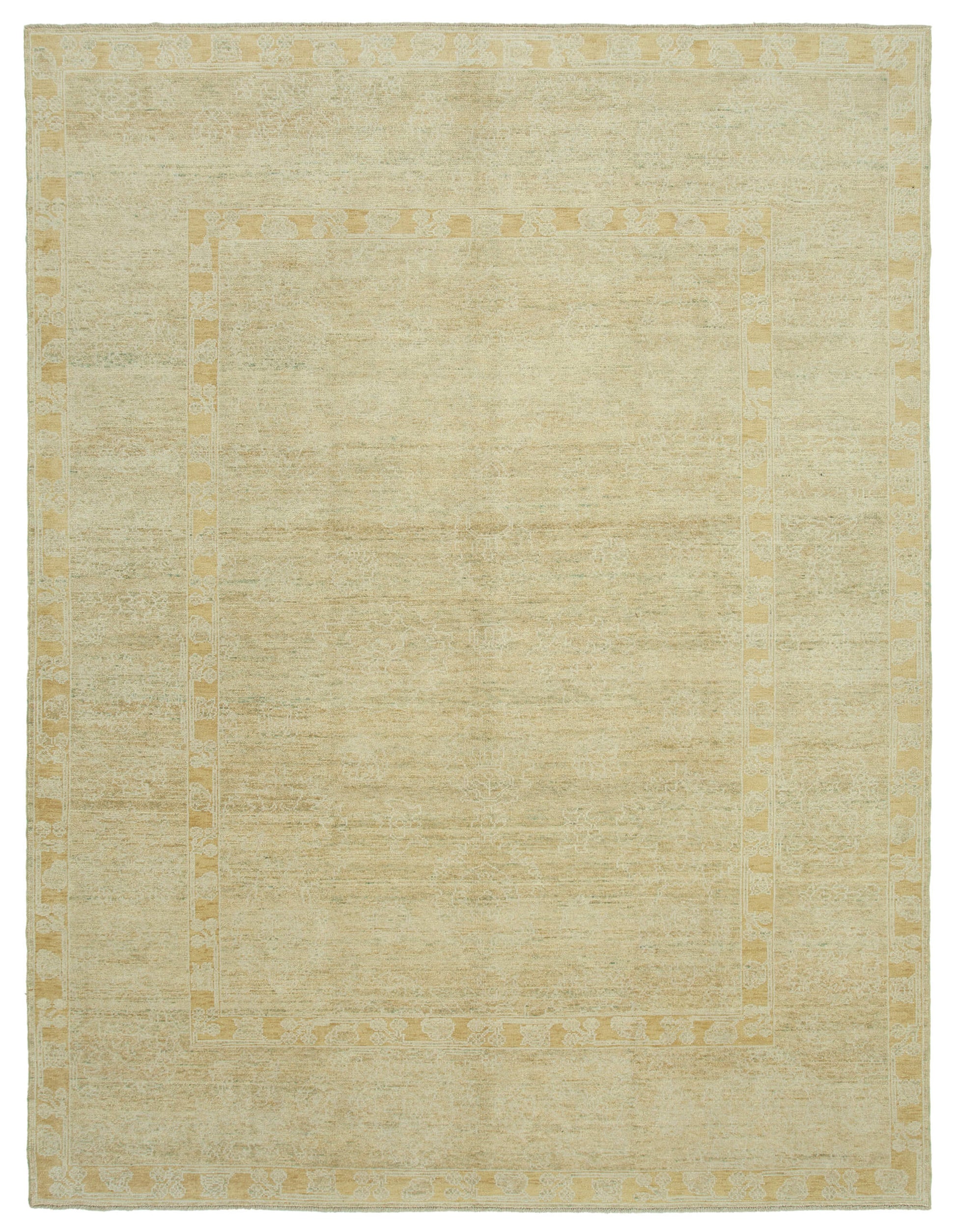 9x12 Beige Oushak Rug - 33372