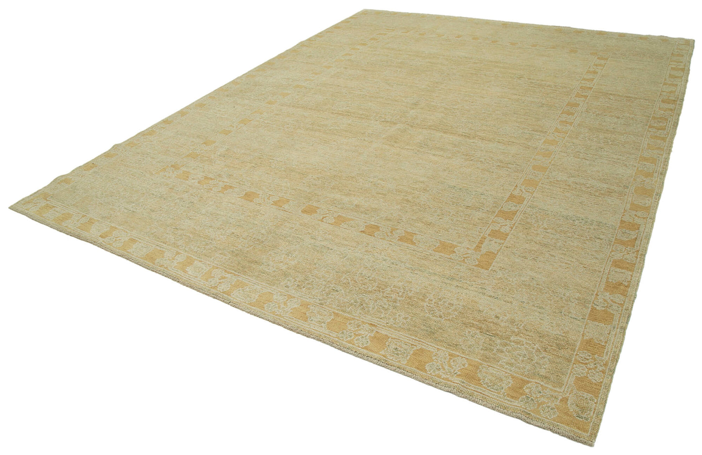 9x12 Beige Oushak Rug - 33372