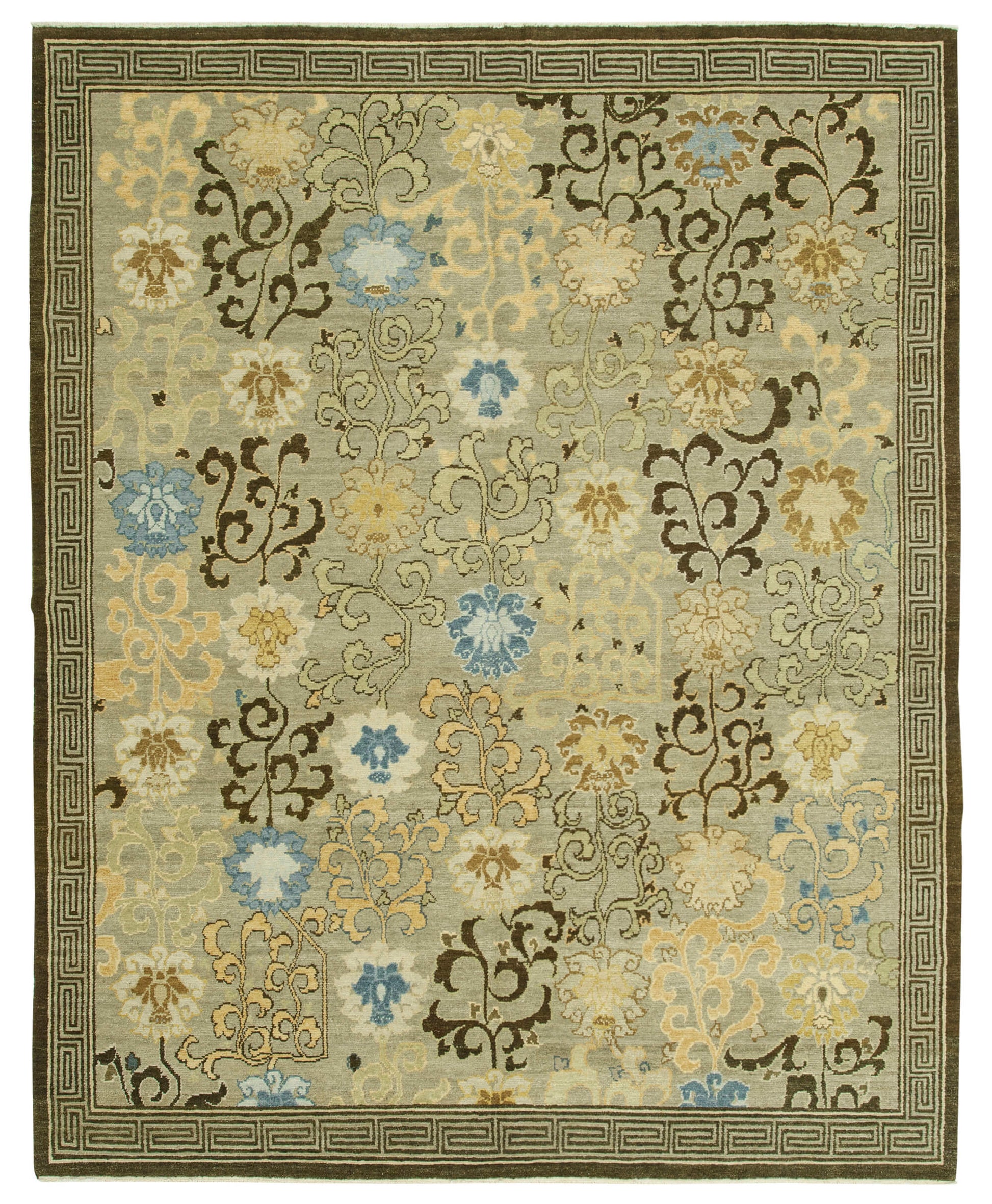 8x10 Green Oushak Rug - 33388