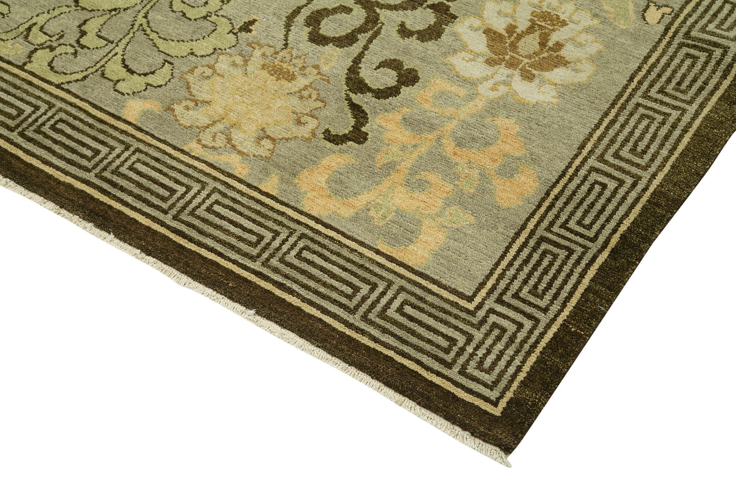 8x10 Green Oushak Rug - 33388