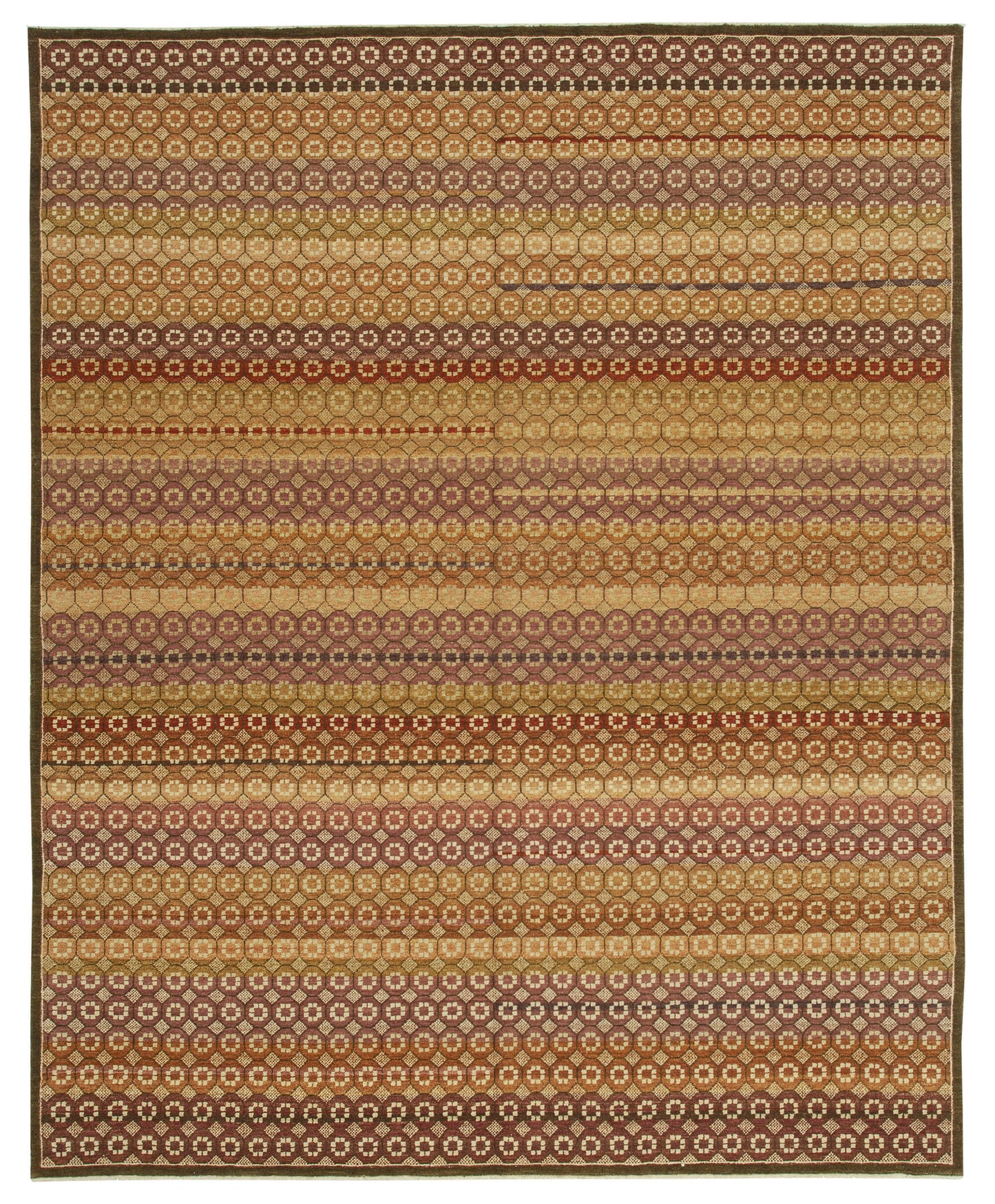 8x10 Red Oushak Rug - 33389