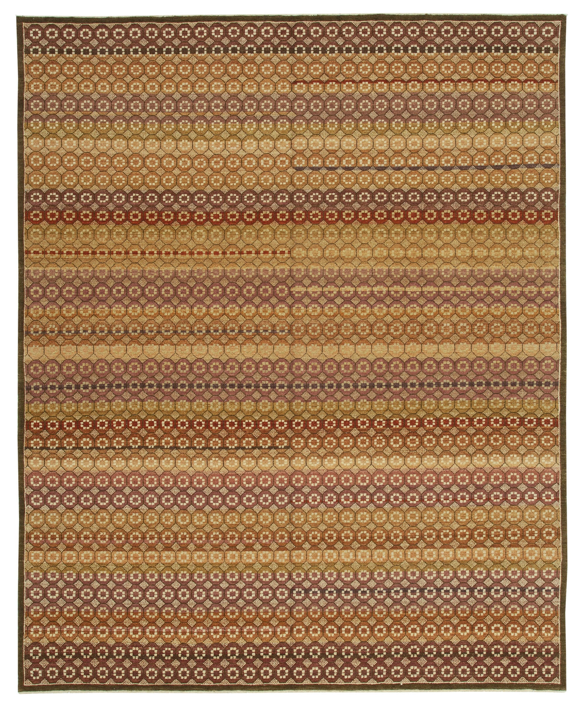 8x10 Red Oushak Rug - 33389