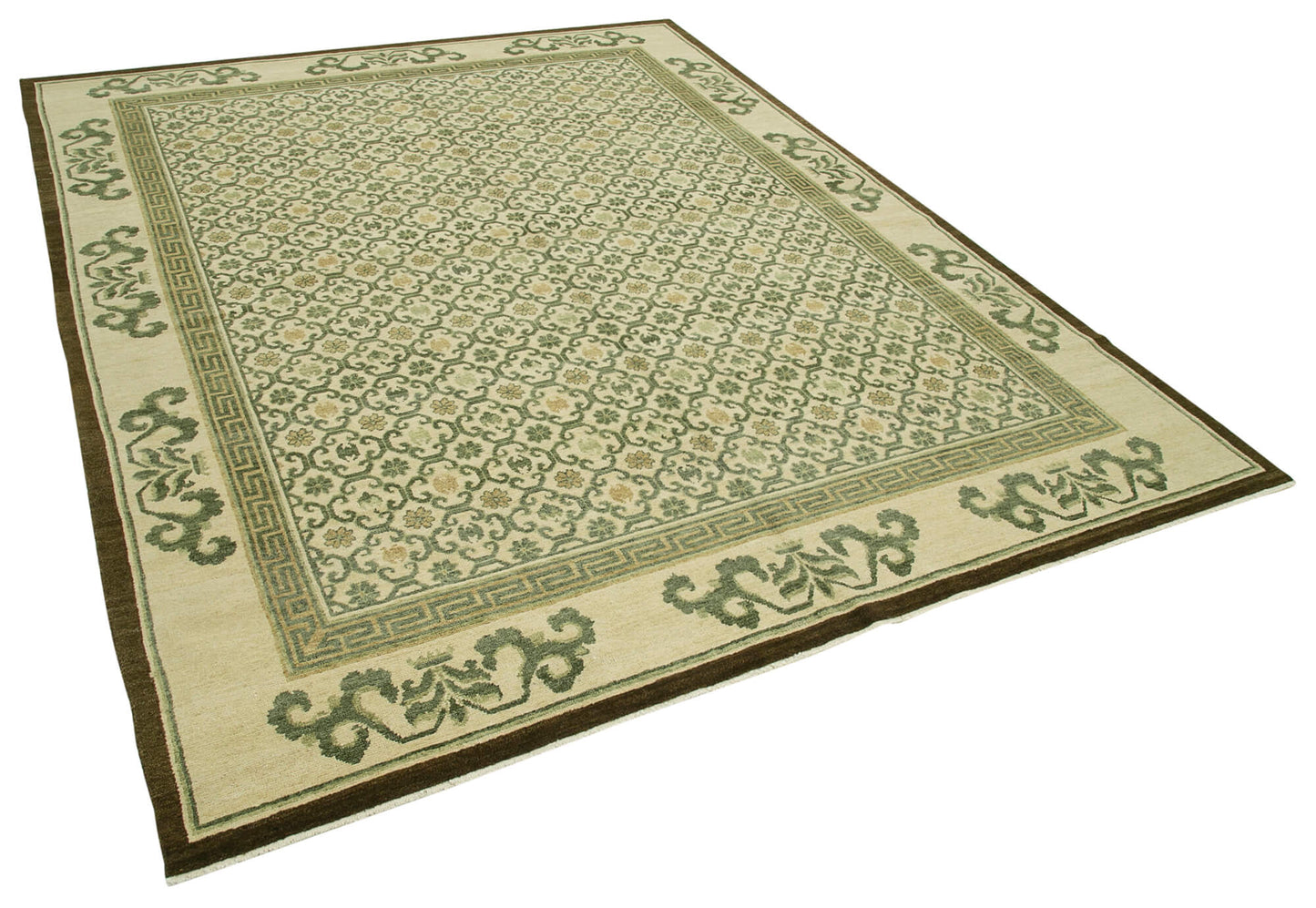 8x10 Beige Oushak Rug - 33390