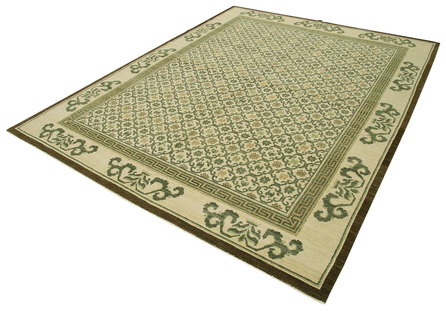 8x10 Beige Oushak Rug - 33390