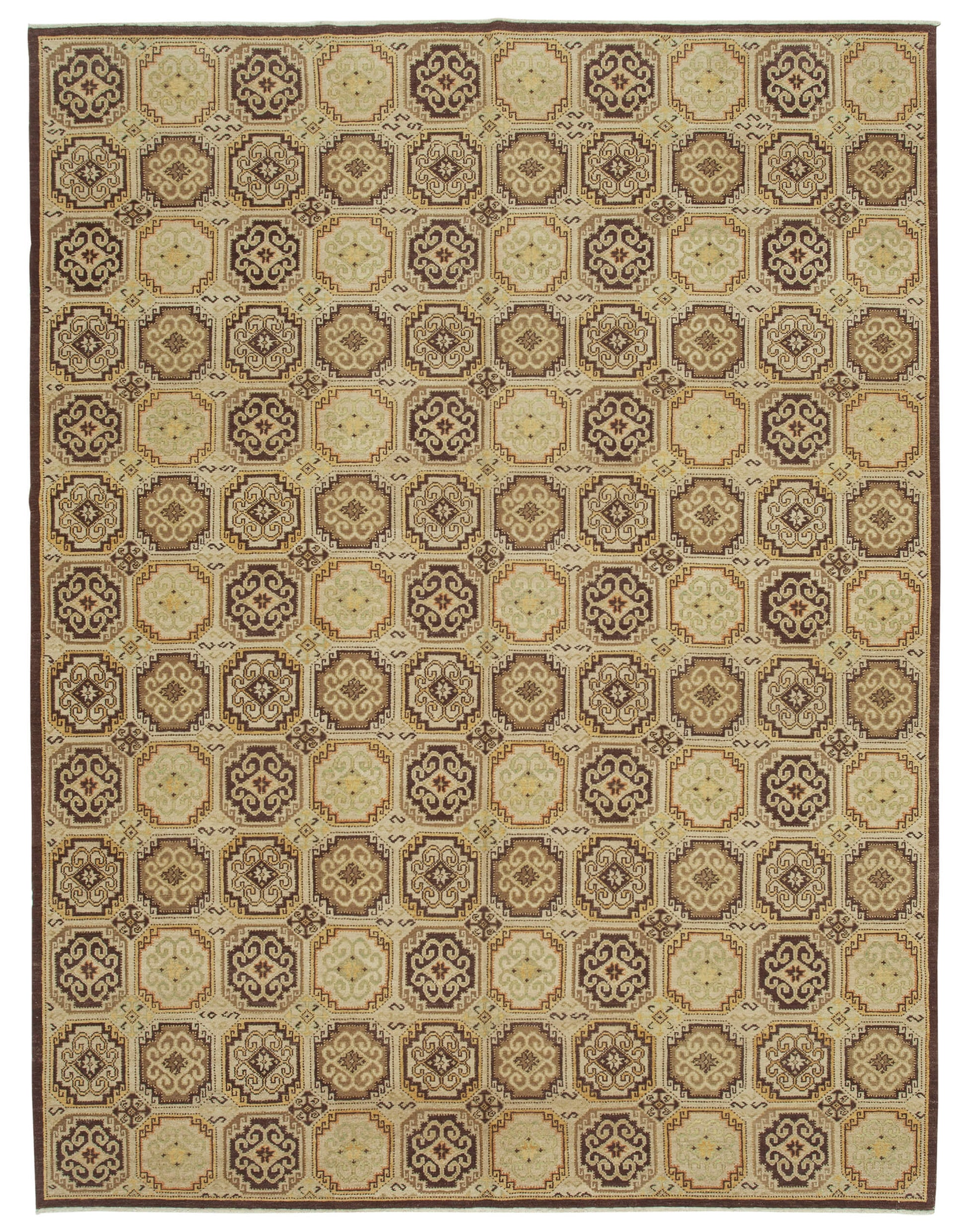 8x10 Beige Oushak Rug - 33392