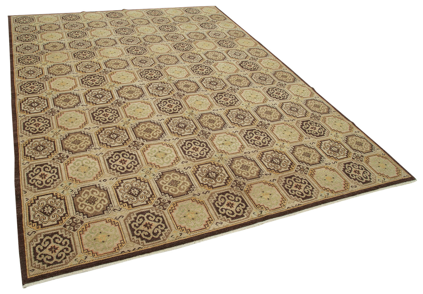 8x10 Beige Oushak Rug - 33392