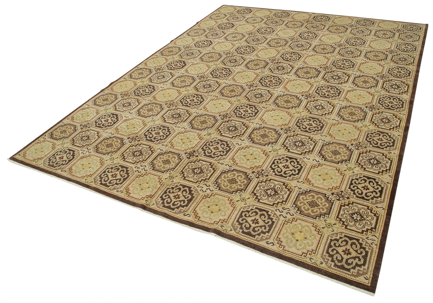 8x10 Beige Oushak Rug - 33392