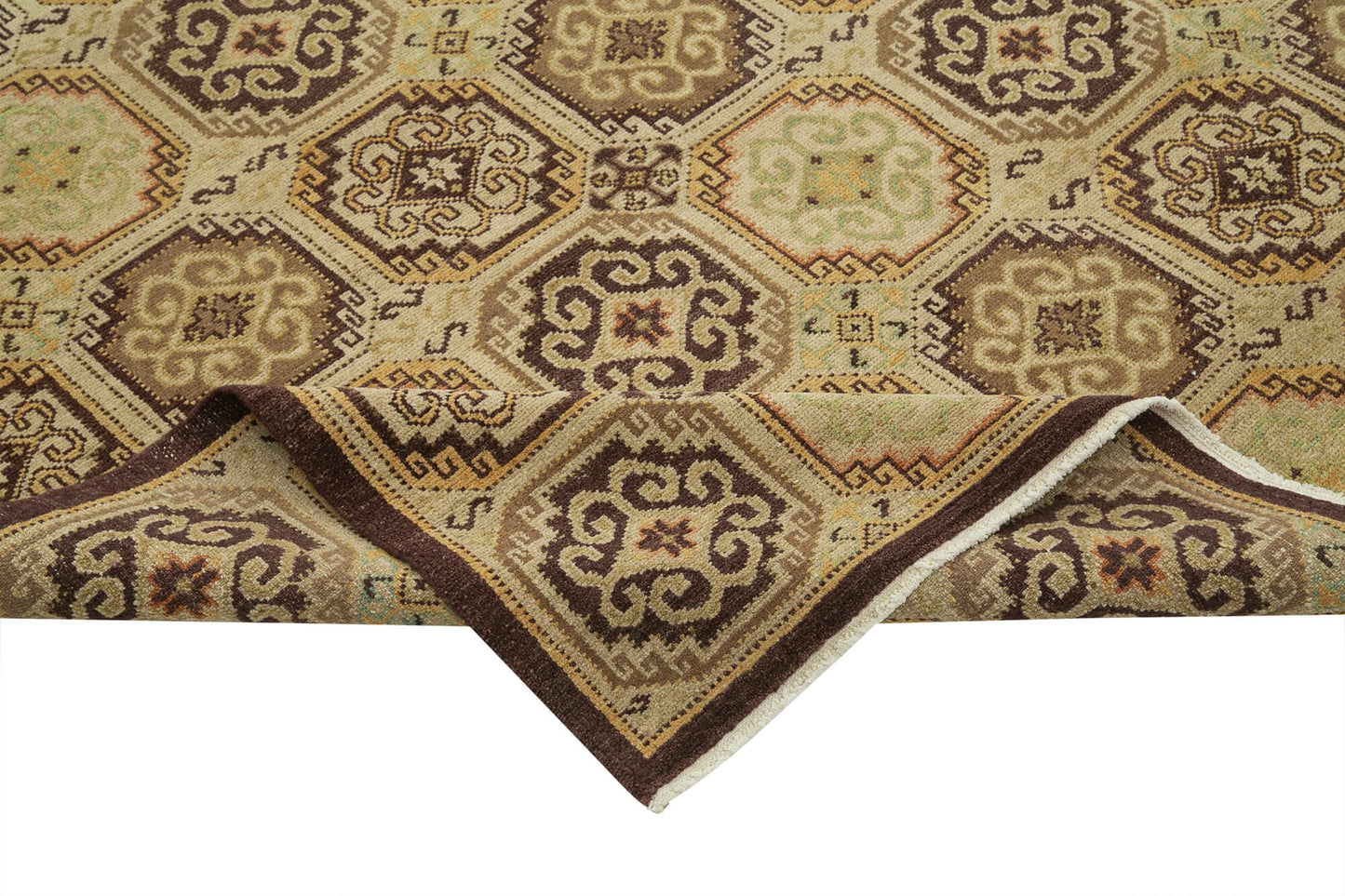 8x10 Beige Oushak Rug - 33392