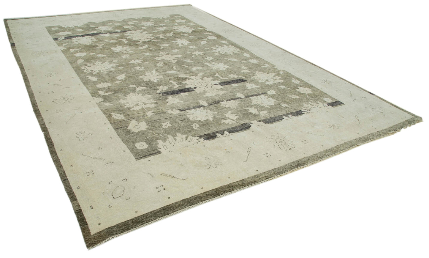 9x13 Beige Oushak Rug - 33398