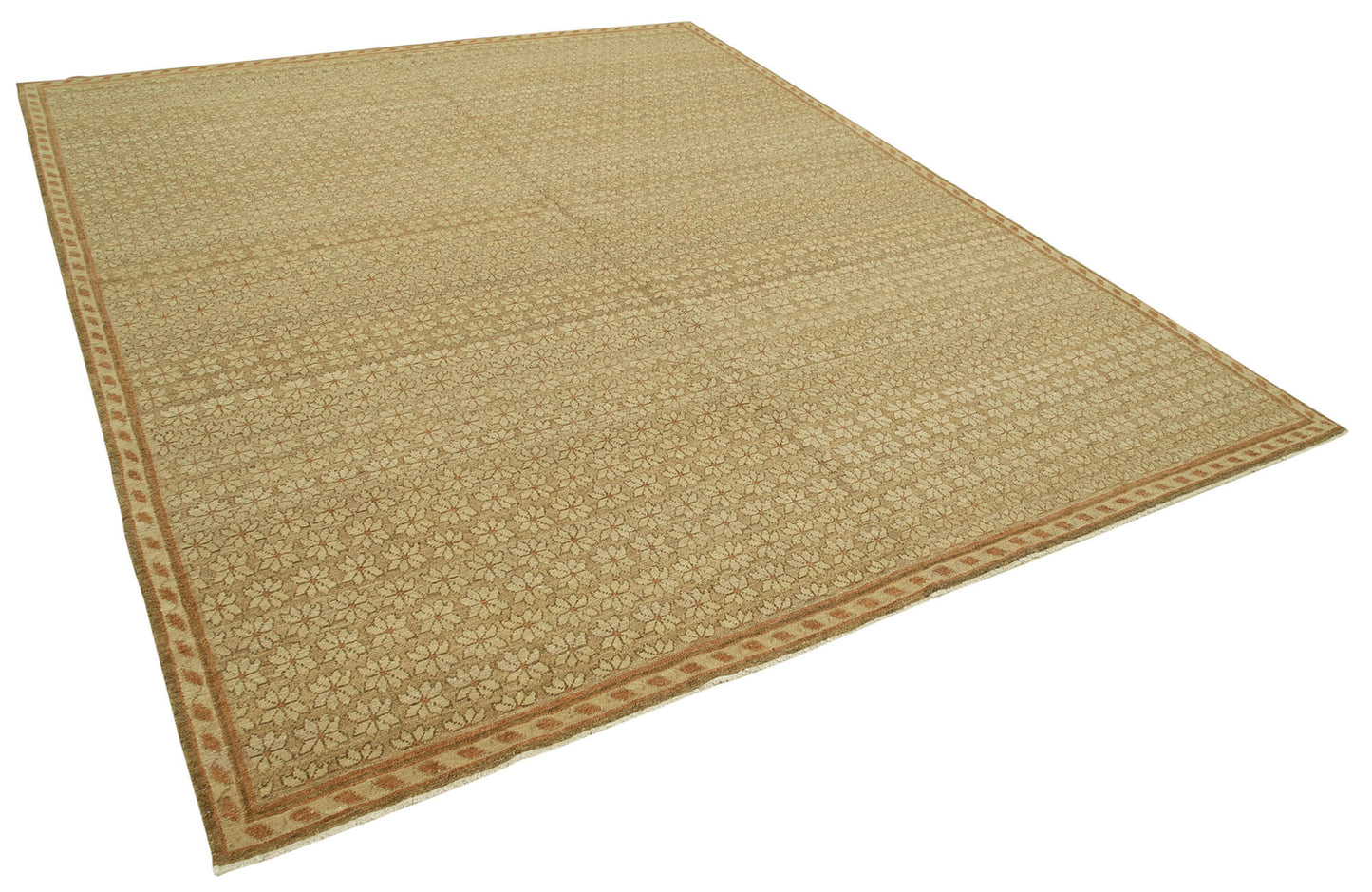 8x10 Beige Oushak Rug - 33399