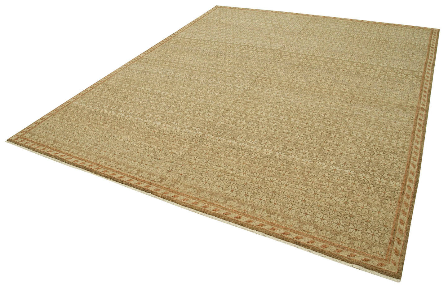 8x10 Beige Oushak Rug - 33399