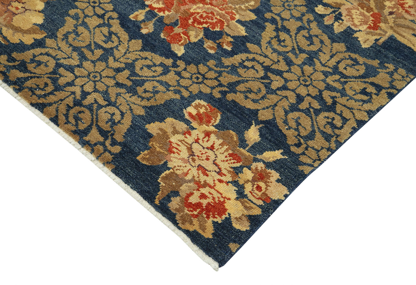 8x10 Blue Oushak Rug - 33402