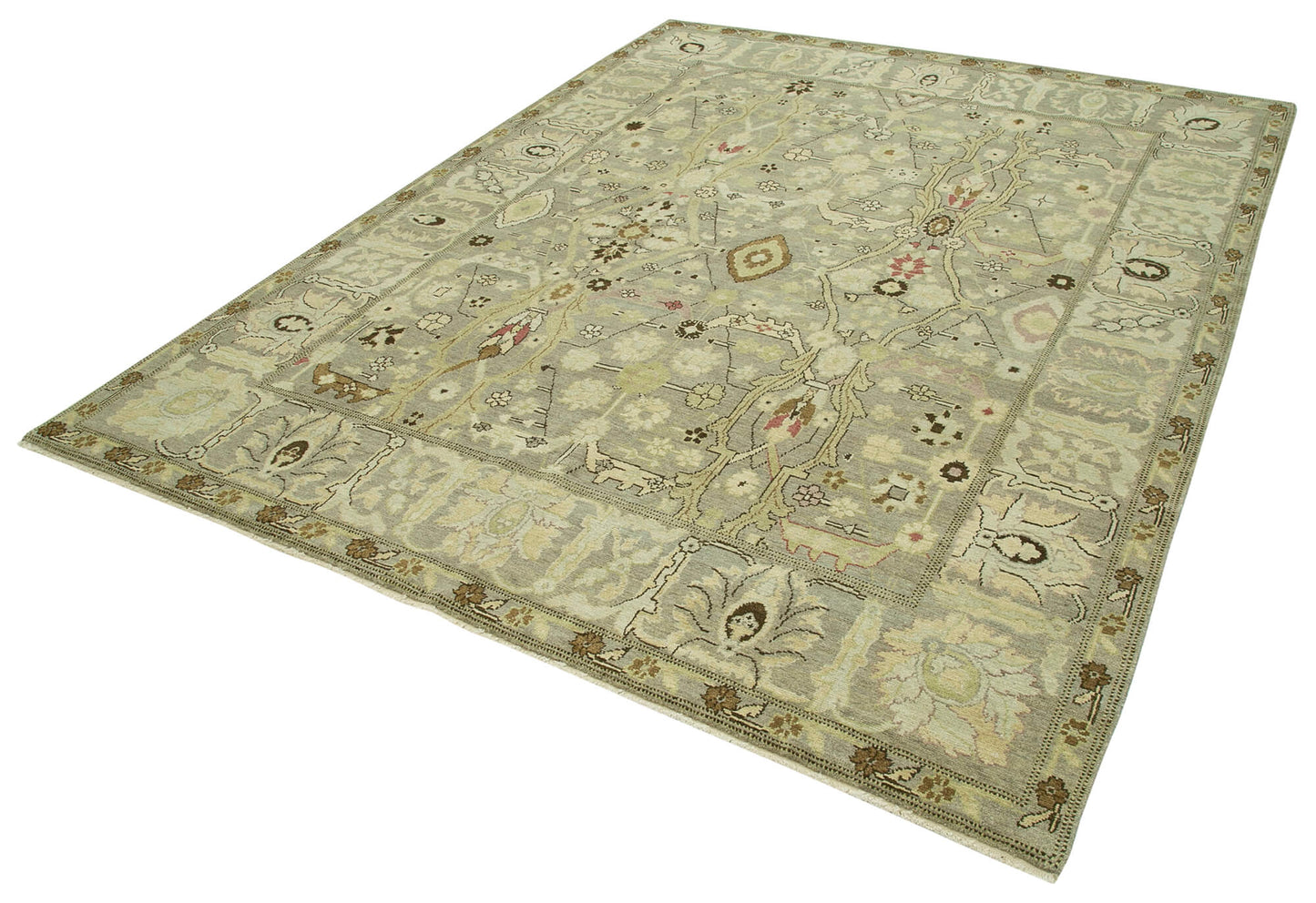 8x10 Grey Oushak Rug - 33404