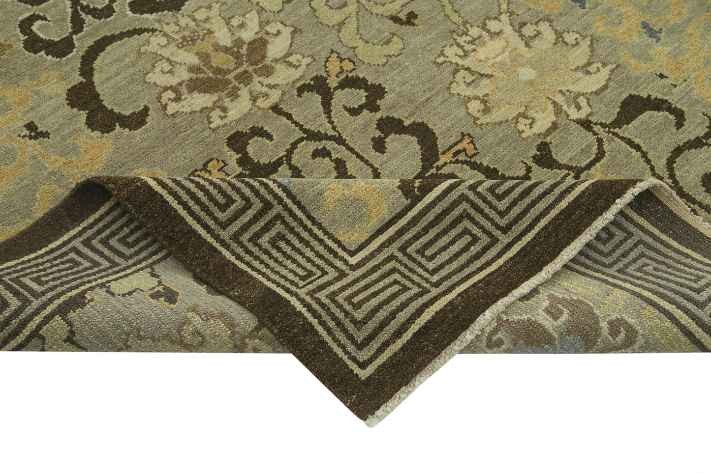 8x10 Brown Oushak Rug - 33407