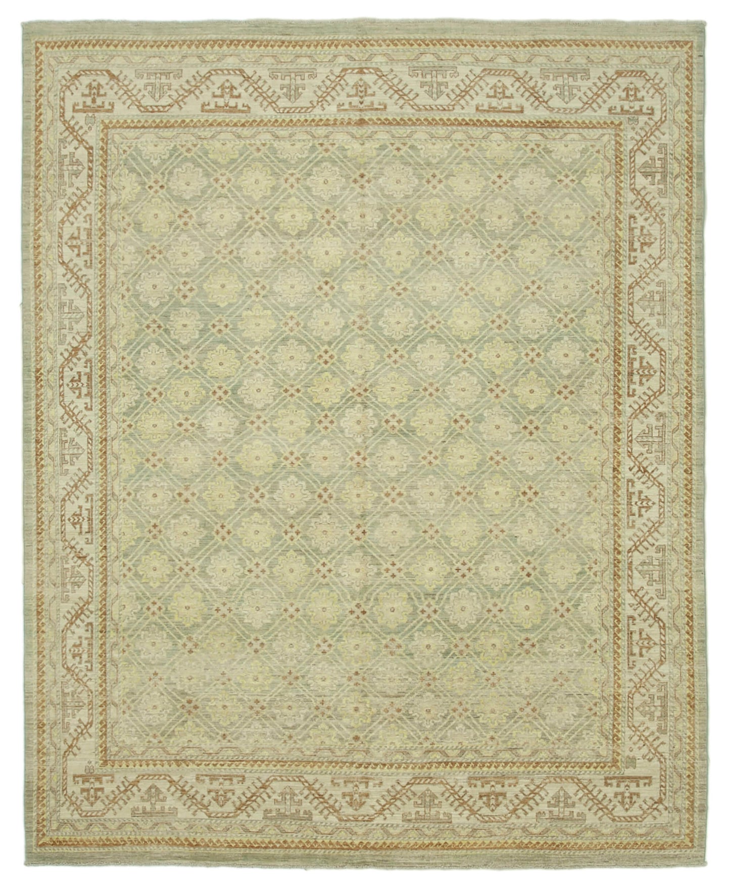 8x10 Beige Oushak Rug - 33411