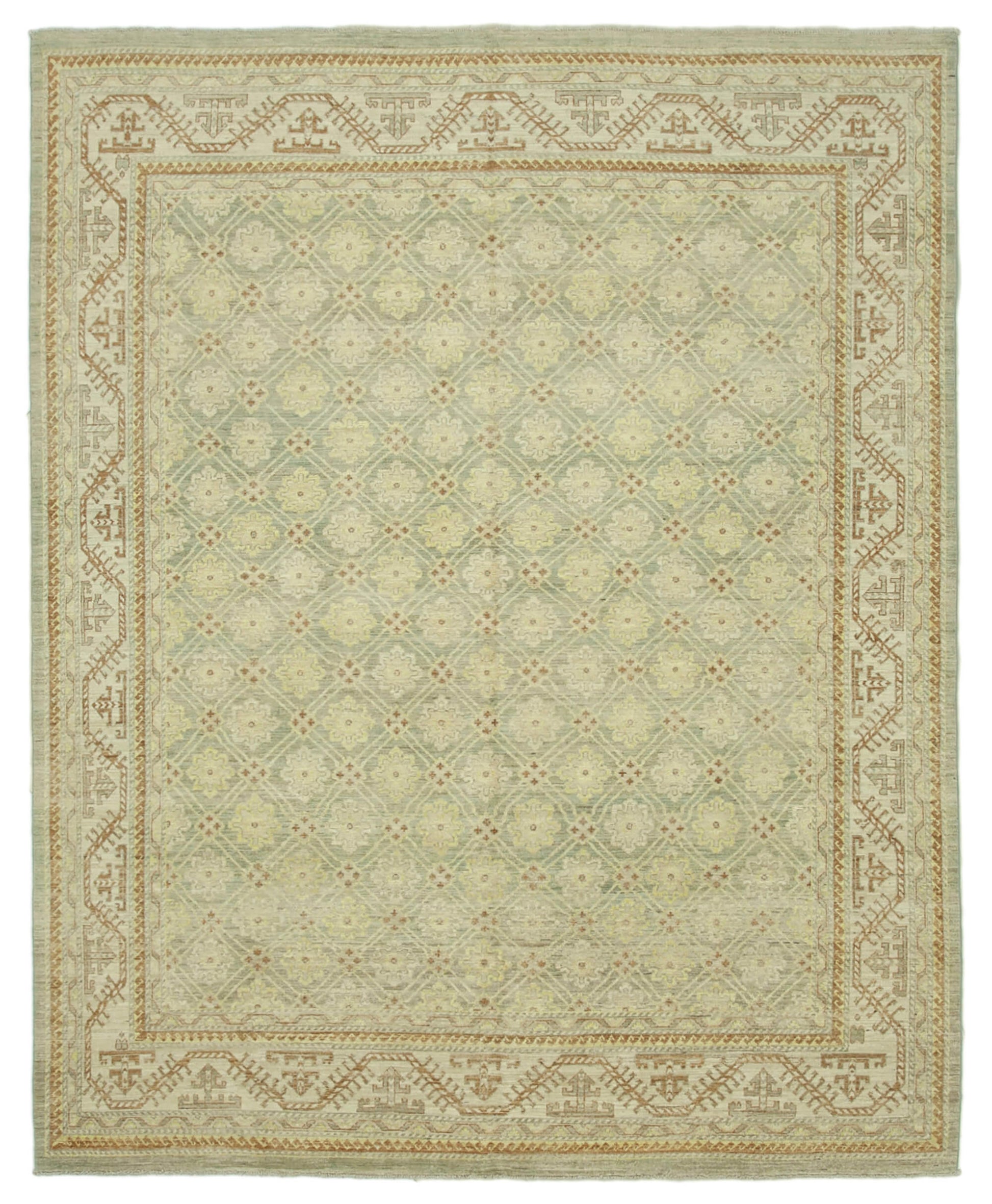 8x10 Beige Oushak Rug - 33411