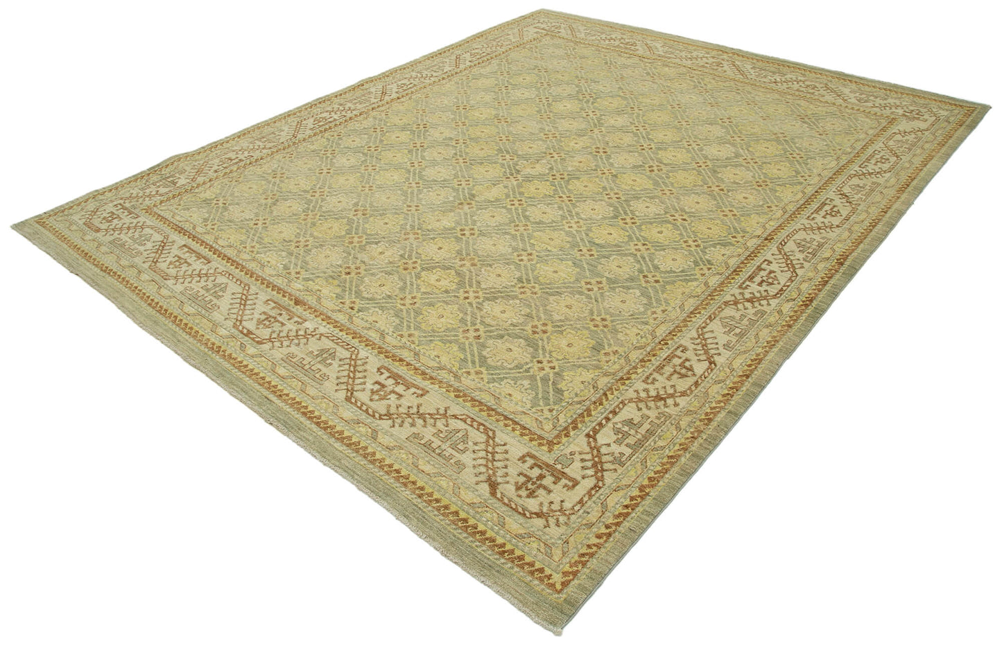 8x10 Beige Oushak Rug - 33411