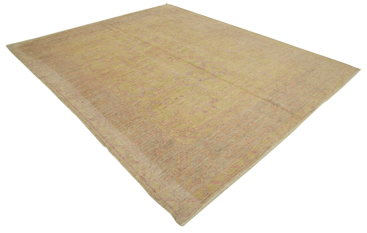 8x10 Yellow Oushak Rug - 33412