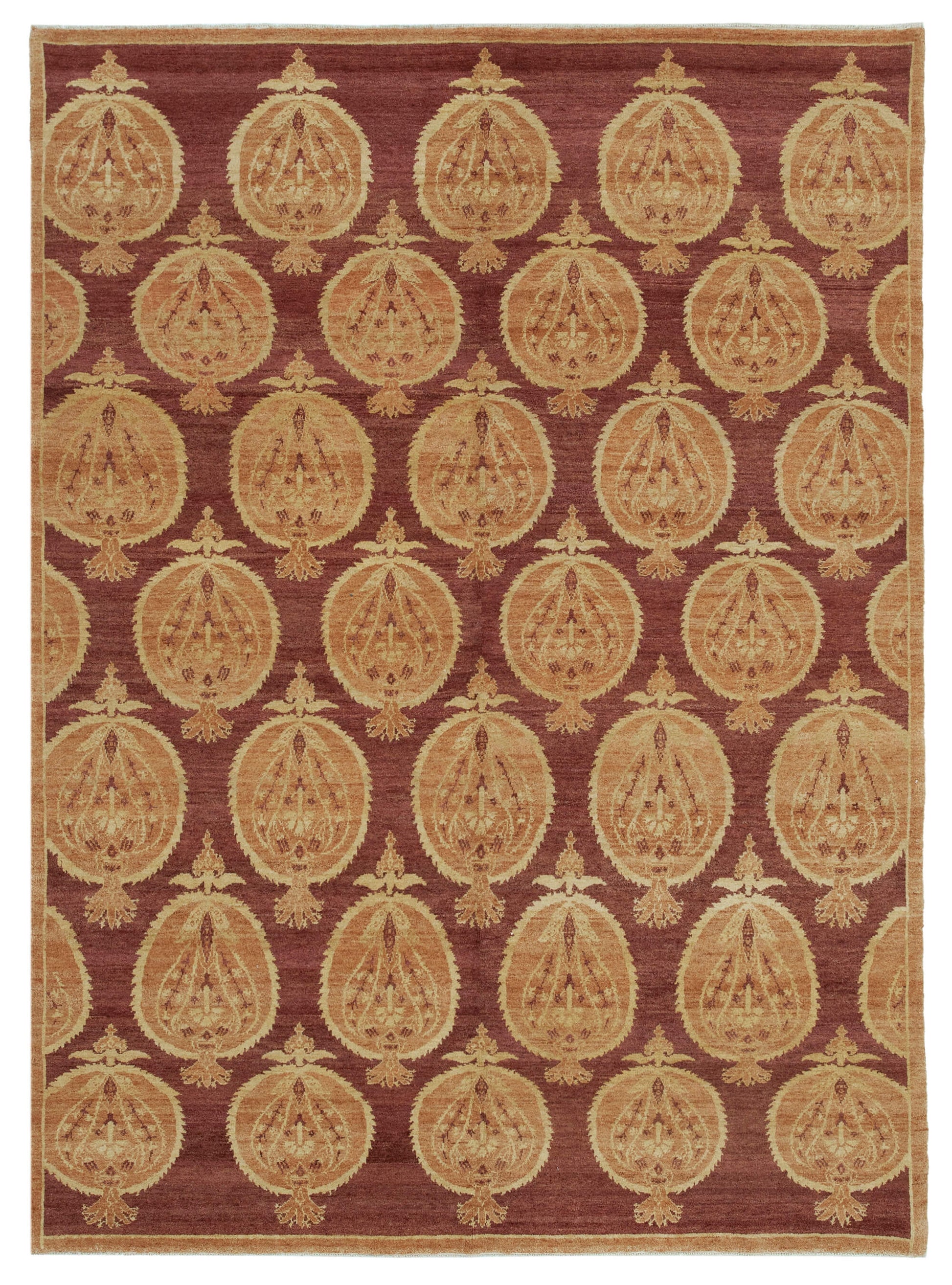 6x8 Red Oushak Rug - 33421