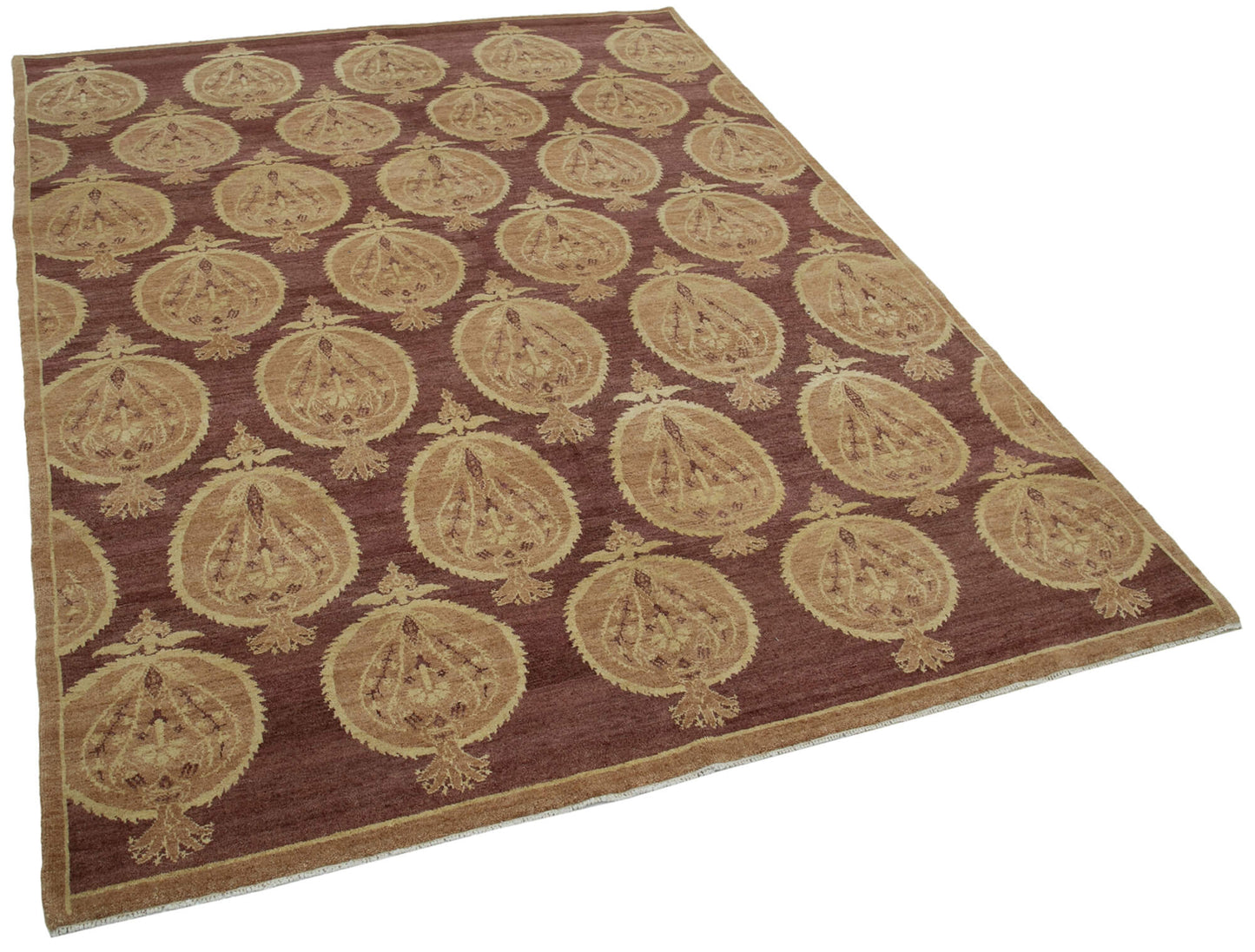 6x8 Red Oushak Rug - 33421