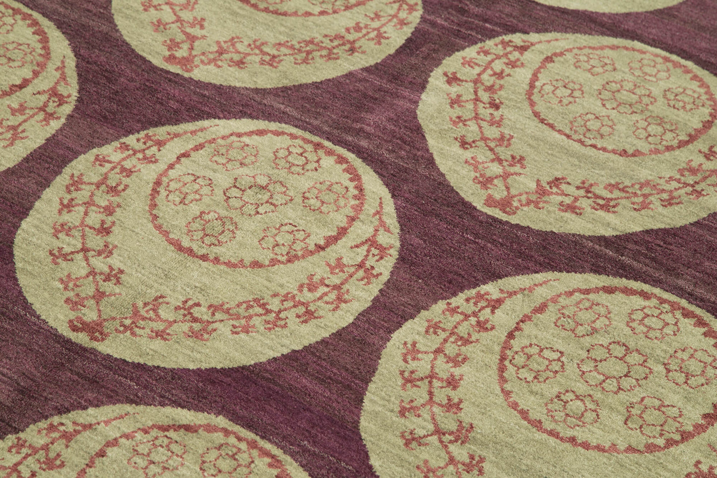 6x8 Purple Oushak Rug - 33422