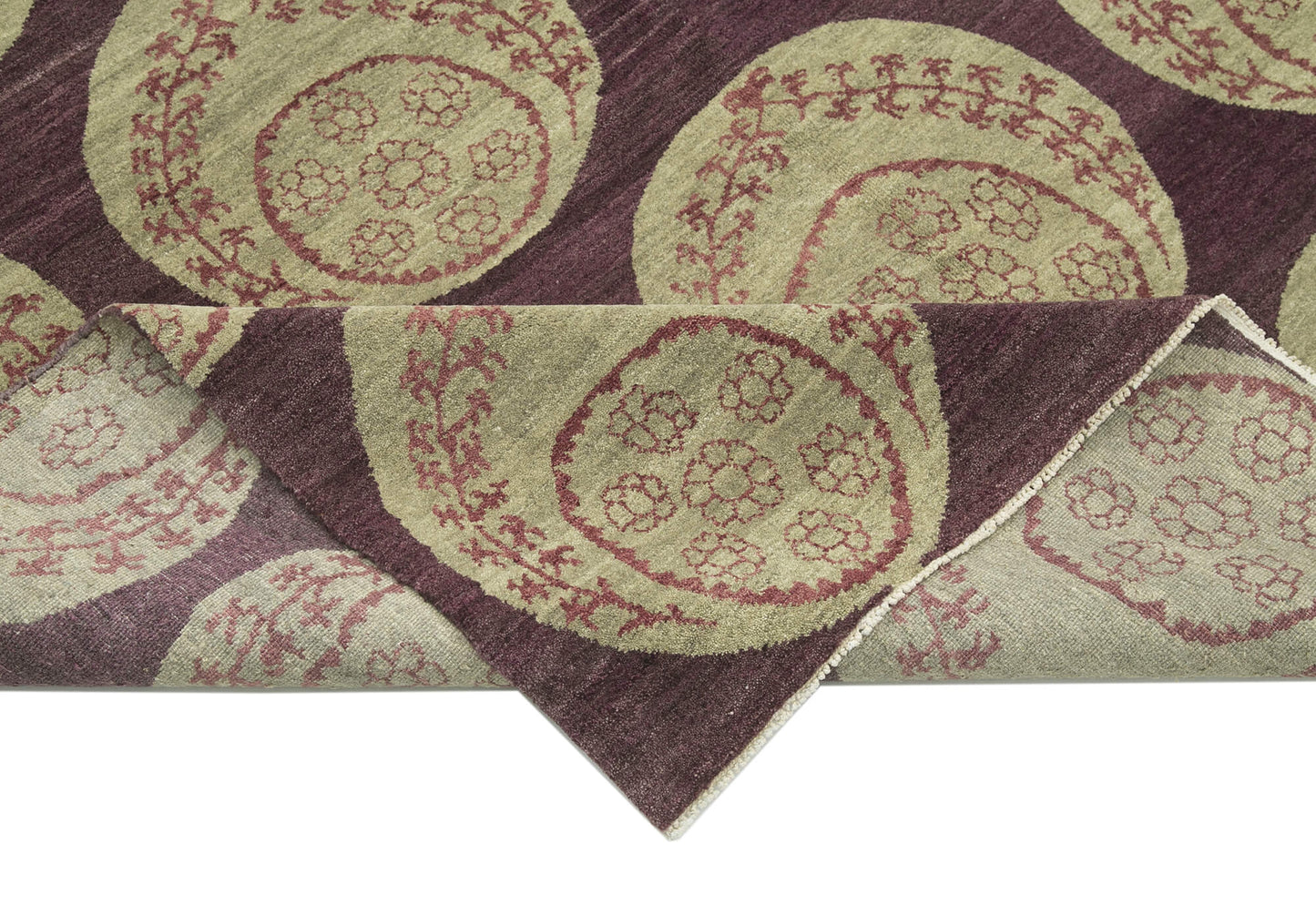 6x8 Purple Oushak Rug - 33422